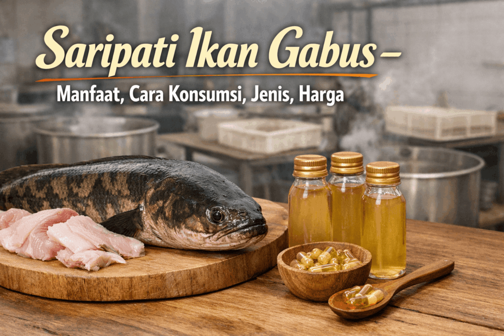 Gambar 1 - saripati ikan gabus
